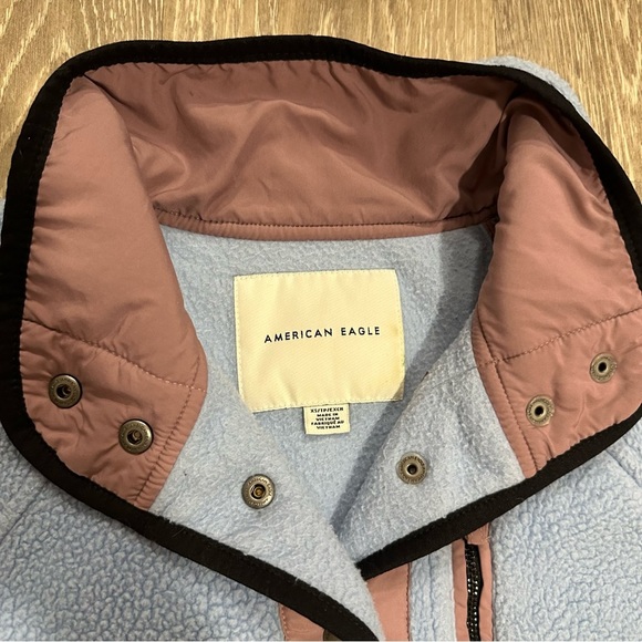 American Eagle button up fleece jacket - Picture 4 of 4